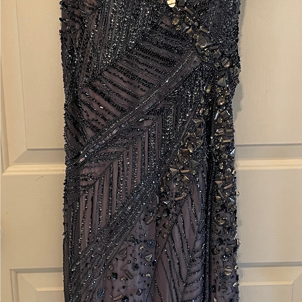 Jovani Black Beaded Prom Dress